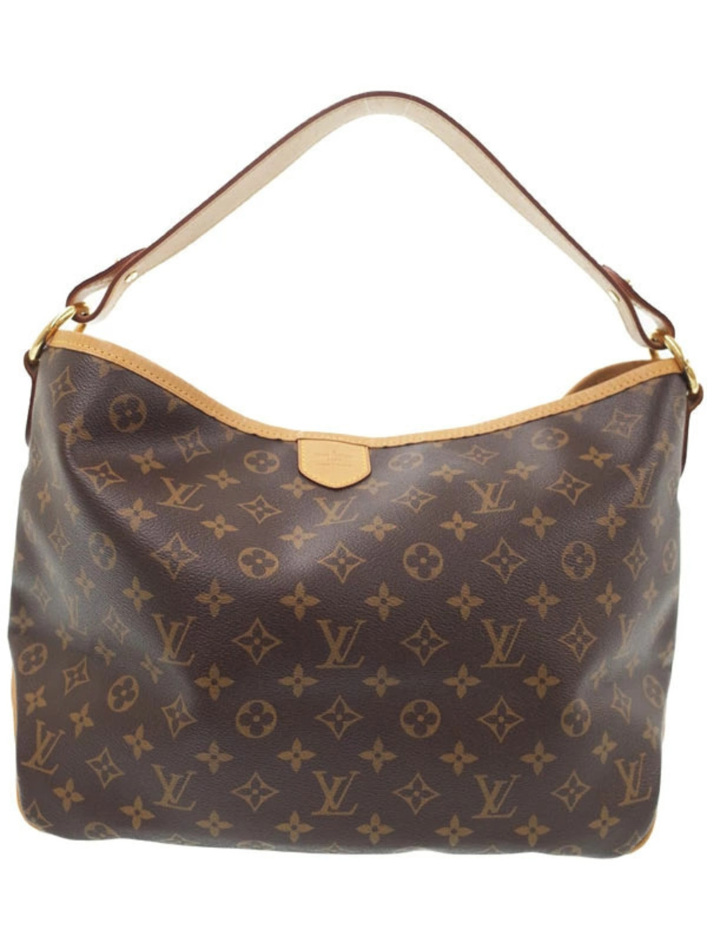 Louis Vuitton Monogram Delightful Hobo Shoulder Bag Canvas Leather Brown